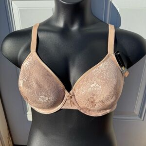 Wacoal Lace Detail Bra Beige Size 34DD